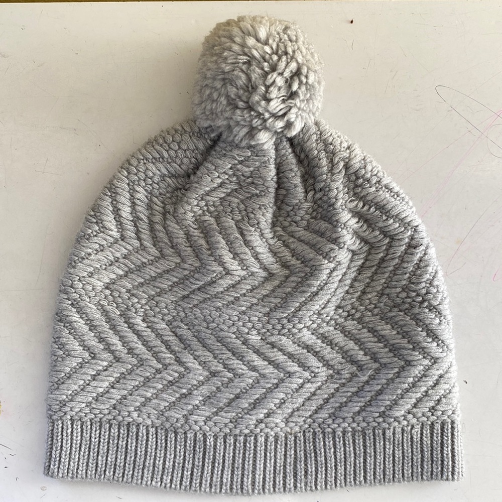 Ugg grey pompom beanie